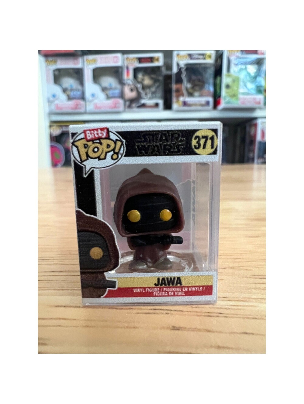 BITTY 1-Inch Jawa Funko Pop #371 Star Wars Movies Vinyl Film New Hope Tatooine
